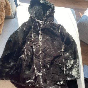 Faux fur jacket